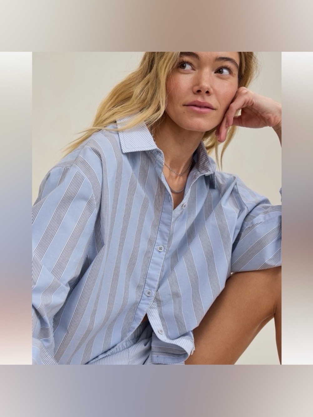 Aerie NWT Good Day Button Down Shirt | XS